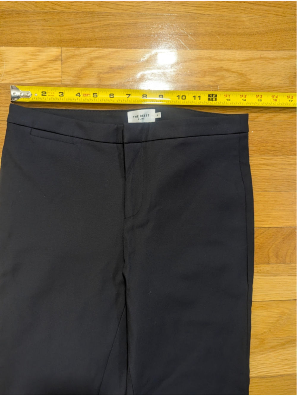 R Label Charcoal Grey Black Ankle Pants Small - Picture 9 of 15